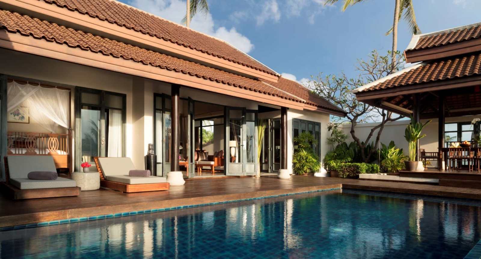 Private pool villa at Anantara Lawana Koh Samui